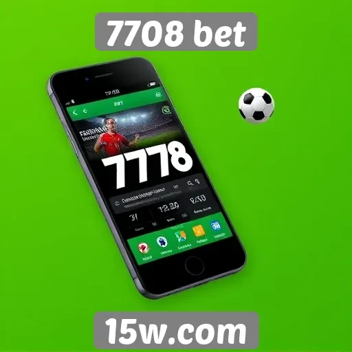 Experiência mobile no 7708 bet